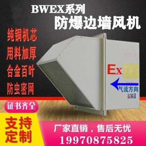 壁式边墙防爆轴流风机BWEX-250 300 350 400防雨方型排风扇换气扇