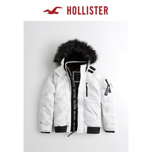 Hollister连帽飞行员羽绒夹克外套 男 243495-
