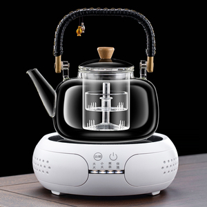 2024新款玻璃全自动蒸煮一体煮茶器泡茶壶养生烧水套装专用电陶炉