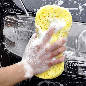 8字洗车海绵专用高泡沫棉密度吸水大块汽车用擦车海绵刷车工具