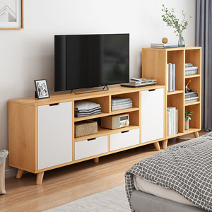 电视柜现代简约小户型卧室高柜客厅电视机柜一体组合墙柜简易地柜
