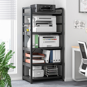 打印机置物架落地可移动主机托架办公桌旁多层收纳放置柜文件柜子