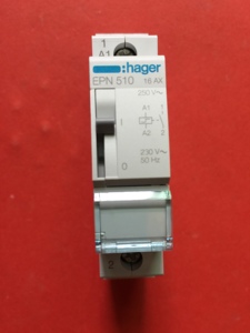 HAGER/海格 EPN510带锁模块交流接触器继电器220VAC 可代EPE510