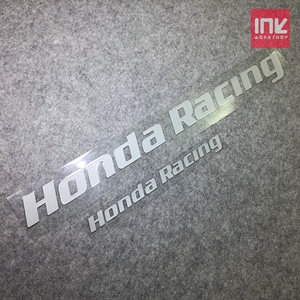 适用于本田HONDA RACING挡风玻璃贴纸JDM赛车反光贴花 车窗装饰贴