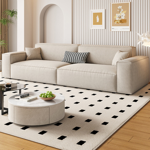 DDC意式轻奢Baxter豆腐块科技布艺沙发北欧现代客厅大小户型家具