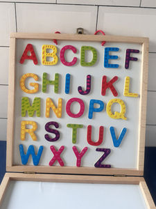 磁性数字贴英文字母数字磁力贴吸铁石教具白板磁铁吸贴儿童玩具