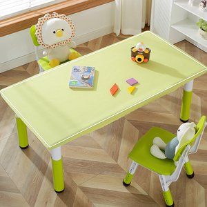 草绿幼儿园桌布桌套专用小清新桌罩防水防油桌子台布学生课桌布套