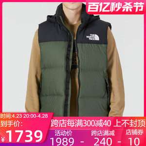 TheNorthFace北面经典复刻ICON1996羽绒服马甲男女款鹅绒填充3JQQ