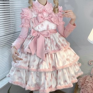 【全款现货】虎斑猫三段式SP版裙子Lolita连衣裙超仙JSK洛丽塔女