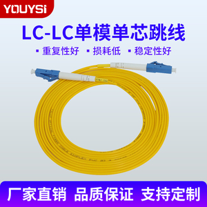 3米 LC-LC单模单芯光纤跳线尾纤 电信级 交换机光模块专用 小方口