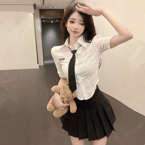 足疗工服套装足浴女技师工作服夜场上班衣服2024新款显瘦连衣裙子