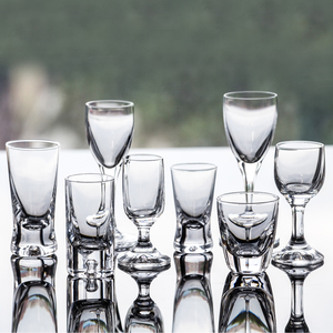 波兰KROSNO进口水晶白酒杯套装烈酒杯一口杯酒具子弹杯小烈酒杯