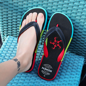 夏季越南按摩拖鞋男土人字拖橡胶塑料塑胶托鞋沙滩鞋耐磨防滑平底
