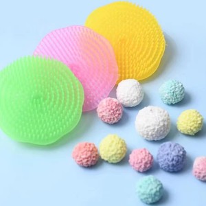 烘焙蛋糕工具diy毛球造型圆形搓球刷子翻糖模具生日搓球圆形刷子
