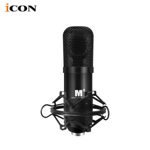 ICON M5艾肯专业电容麦克风话筒手机直播电脑K歌录音外置声卡主播