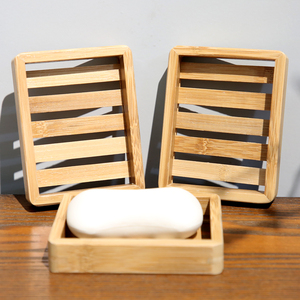 竹制肥皂盒日式皂架浴室家用酒店卫生间香皂盒单层沥水木制肥皂盒