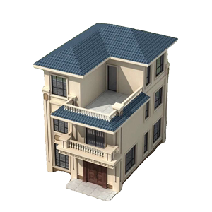 新农村乡村自建房别墅建筑施工图纸一二三层半房屋房子设计效果图