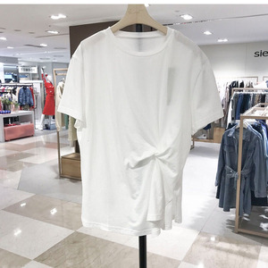 ANAM韩代夏季新款女装大码显瘦减龄洋气盛夏薄款舒适T恤上衣2081