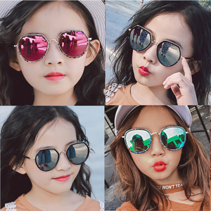韩版儿童太阳镜女童眼镜男童墨镜宝宝小孩眼睛个性防紫外线3-10岁