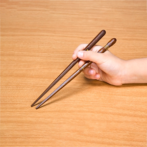 日本石田ISHIDA传统漆器宝宝儿童餐具实木天然木漆筷子幼儿练习筷