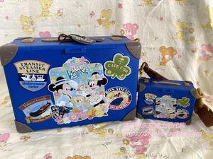 日本东京迪士尼达菲雪莉玫米奇米妮行李箱爆米花桶糖盒糖罐零食盒