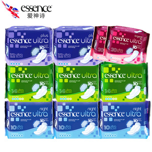 【10包自由组合】Essence英国进口品牌日用夜用加长卫生巾护垫