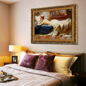 壁画人体艺术画美女抽象床头装饰画墙画挂画酒店卧室浴室有框画
