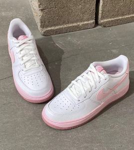 耐克女鞋Nike Air Force 1 AF1白粉色空军一号低帮板鞋CT3839-107