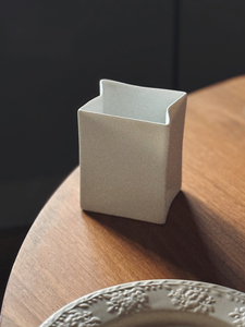收集时光 几何之美 超超薄 折纸方盒花插 烛台 桌面小花瓶 摆件