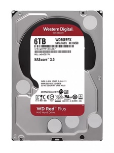 CMR垂直静音3.5寸6T西部数据WD60EFPX红盘PLUS企业NAS服务器硬盘