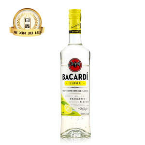 bacardi百加得柠檬风味朗姆酒 700ml 水果风味朗姆酒柠檬味