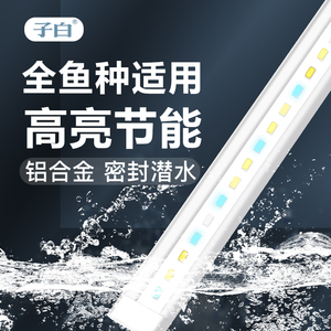 子白鱼缸灯增艳led灯防水照明灯小型水族箱节能超亮全光谱水草灯 阿里巴巴找货神器