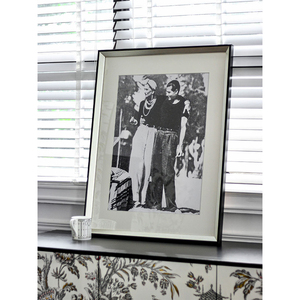 若奈“CHANE*黄金年代”中古黑白挂画经典摄影作品客厅卧室装饰画