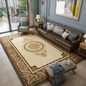 纯手工立体雕花高端奢华欧式美式地毯中式宫廷地毯客厅茶几卧室