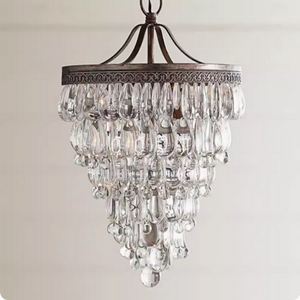 北欧式水晶吊灯 现代客厅卧室餐厅简约创意美式葡萄水晶吊灯