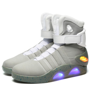 欧洲站Air Mag回到未来发光男鞋USB充电发光鞋未来战士大码运动鞋