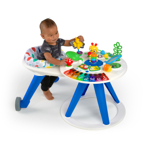 babyeinstein游戏桌台婴儿健身架学步车宝宝4合1拉磨玩具4-36个月