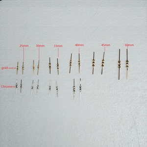 100个铬色金色纯铜蝴蝶针水晶灯具配件吸顶吊灯八角珠连接蝴蝶扣