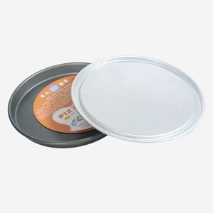 披萨盘盖子烘焙模具美式硬膜盖家用商用麦太铁盘用具比萨用品器材