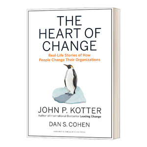 英文原版 The Heart of Change 约翰科特 变革的核心 英文版 进口英语原版书籍