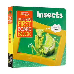 英文原版 Little Kids First Board Book Insects 国家地理儿童 第一本纸板书系列 昆虫 英文版 进口英语原版书籍