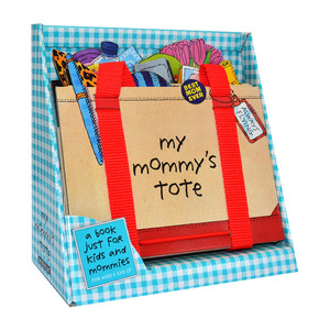 我妈妈的皮包立体书 英文原版绘本 My Mommy's Tote 妈妈的手提包 玩具纸板翻翻书 益智玩乐创意儿童读物 搭咕噜牛旋转立体书