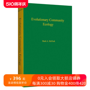 进化的社区生态学 英文原版 Evolutionary Community Ecology Volume 58 第58卷 精装 英文版 进口英语原版书籍