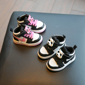 宝宝鞋子冬款幼童鞋男童1到3岁软底婴儿学步鞋加绒棉鞋运动鞋女宝
