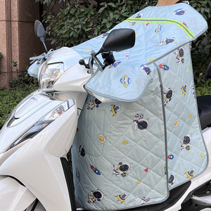 夏季加大款挡风被电动摩托车连体防晒防雨遮阳罩薄款防紫外线