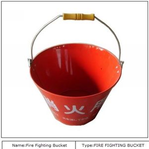 焊缝马口铁 消火器材 红色消火水桶 铁消防桶 拖地桶 日式消火桶
