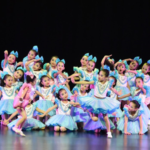 第十届小荷风采二宝来了元旦舞蹈服蓬蓬裙儿童合唱服装学生演出服