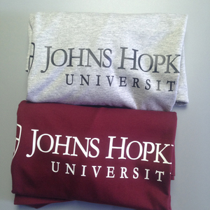 约翰·霍普金斯大学美国留学生短袖T恤名牌大学男女情侣装纪念T恤
