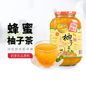 正高岛柚子茶 韩国风味蜂蜜柚子茶1150g冲饮果酱茶红枣生姜芦荟茶