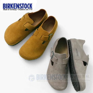 正品Birkenstock 男女秋冬季款博勃肯鞋London真皮包跟休闲鞋